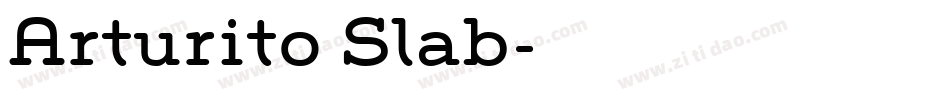 Arturito Slab字体转换